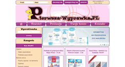 Desktop Screenshot of pierwsza-wyprawka.pl